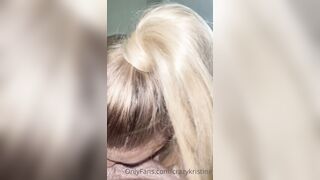 Norwegian Busty CrazyKristine Blowjob Big Dick