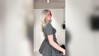 Swedish Uwucute - Naked And Changing Clothes In Changing Room