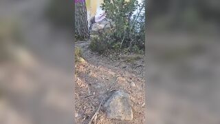 Swedish Milf Foxyswede - Masturbates Her Pussy Outside