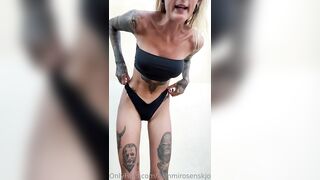 Swedish Tattooed Youtuber - Panties Haul