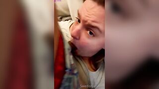 Swedish Jennifer - Blowjob x Deepthroat Cock