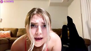 Angie Faith - Oiled Big Sexy Tits x Rides Dildo