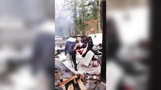 Abby Opel - Pussy Tease Play By The Fireplace