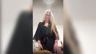 Julia Filippo - Nerdy Girl With Glasses Riding in POV