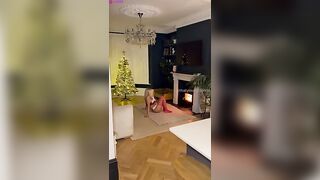 Swedish ThatYoungBlonde - Hot Xmas Sex By The Fireplace