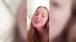 Norwegian Cutie - Shows Her Tight Pussy