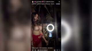Lyna Perez Flashing Big Titties On Livestream