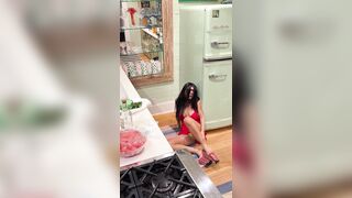 Mia Khalifa Giving JOI While Naked in Kitchen