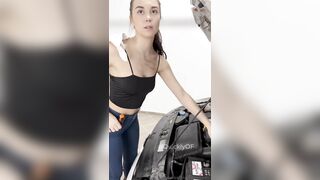 Ambra Bianchini Creampie In The Garage POV