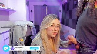 Annalexxx - Blowjob Big Dick In Pyjamas