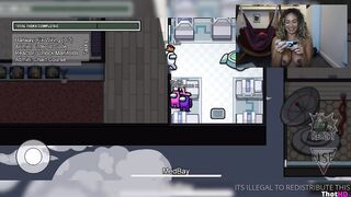 Toni Camille - Playing Among Us Topless