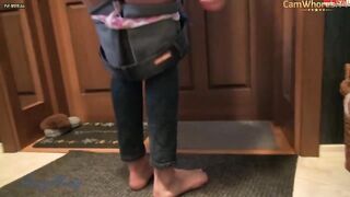 SexyNaty - Masturbates Her Tight Pussy When Coming Home