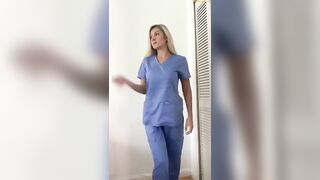 Hot Blonde Striptease