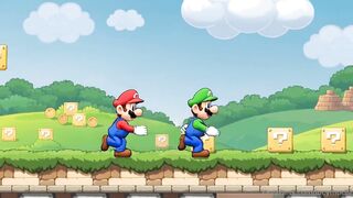 Jasmine Teaa - Messy Foursome In Super Mario Cosplay