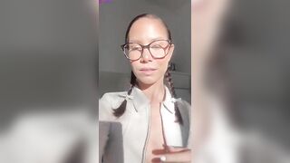 Swedish nerdy milf missg0ddess shows her big sexy tits