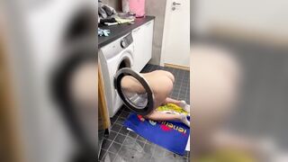 Busty Misskultanen Stuck In The Washing Machine POV