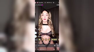 Lyna Perez - See Through Tits On OF Liveshoiw