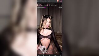 Lyna Perez - See Through Tits On OF Liveshoiw