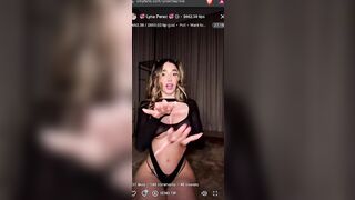 Lyna Perez - See Through Tits On OF Liveshoiw