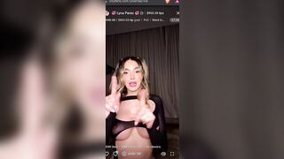 Lyna Perez - See Through Tits On OF Liveshoiw
