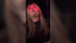 Diora Baird Playing With Big Tits In Car