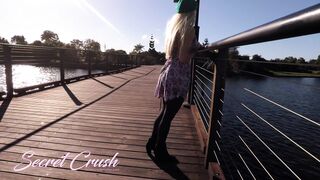 SecretCrush Flashing Nude In Public And Gets Big Creampie