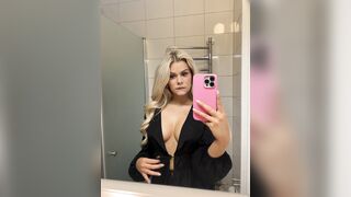 Swedish Emisecrets Filming Her Boobs In Mirror