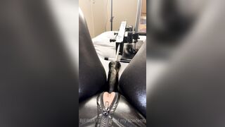 Norwegian Bjerga Fucked By Dildo Machine