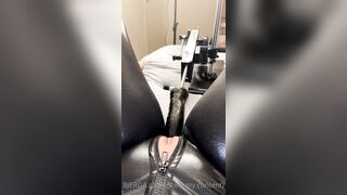 Norwegian Bjerga Fucked By Dildo Machine