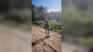 Norwegian MisstresLexi Removes Her Panties In Public