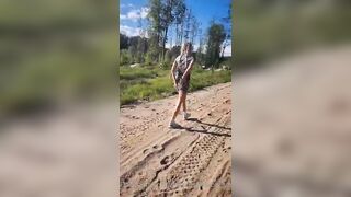 Norwegian MisstresLexi Removes Her Panties In Public