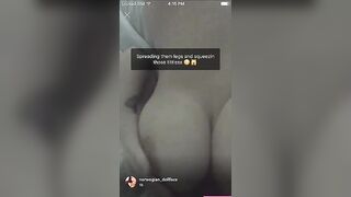 Norwegian DollFace Shows Her Big Tits x Tight Pussy