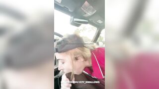 Izzy Swallows Gets Picked Up And Fucked Hard By BBC in Car