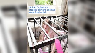 Belle Delphine Dildo Pussy Play In Cage