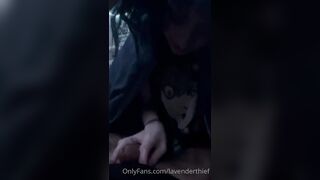 Lavenderthief Giving Homeade Blowjob In POV