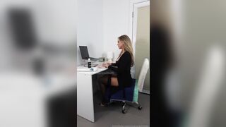 Marie Dee Melons Blonde Secretary Orgasm In The Office