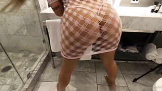 Sky Bri Gets Bent Over And Fucked In Bathroom