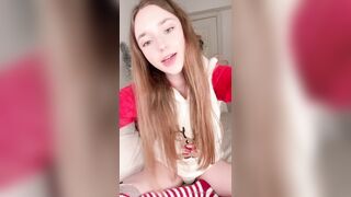 Evaava Merry Christmas Special With Dildo