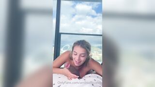 Amber Ajami Letting Stranger Pound Her Tight Pussy