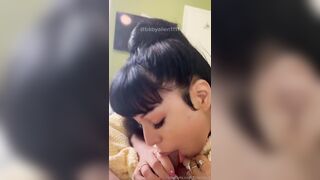 Baby Alien Gets Blowjob From Latina Baddie