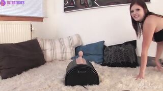 Danish Girl Riding Sybian Machine