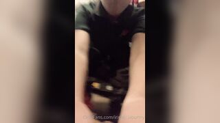 Horny UK Girl Masturbates at Work