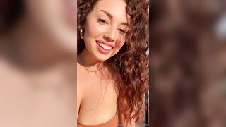Cristiana Love Shows Off Her Big Tits By The Pool