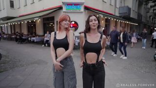 FlashingEmma Public Titty Flash With Friend