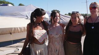 DaringKiara Naughty Girls Masturbating Pussy On Boat